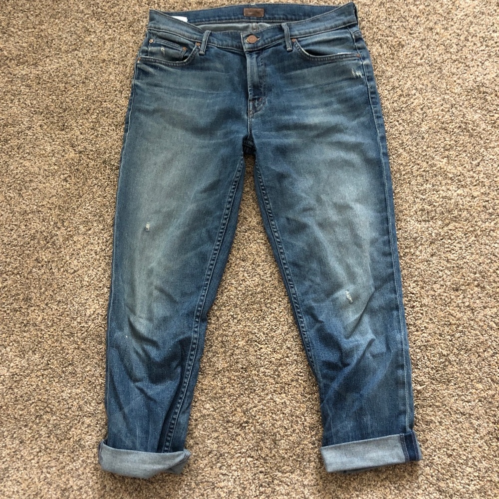 MOTHER jeans The Dropout boyfriend fit. Size 28.